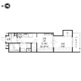 ラモーナ出口【1階】の間取り
