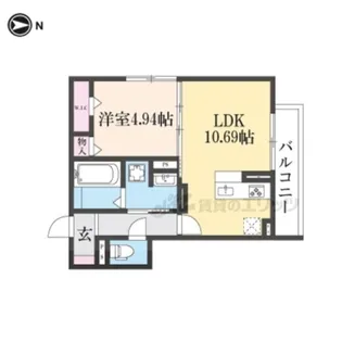 コンフォール畝傍【2階】の間取り