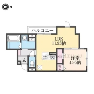 コンフォール畝傍【3階】の間取り