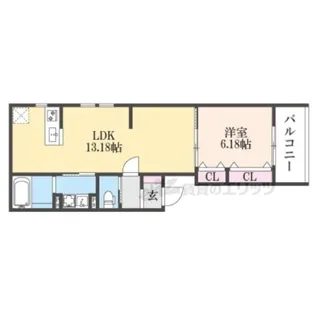 CIEL COURT門真南【3階】の間取り
