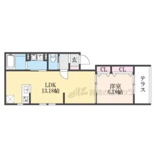 CIEL COURT門真南【1階】の間取り