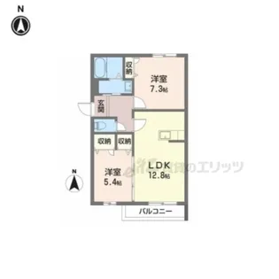 カルム・文【3階】の間取り