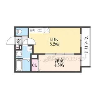 TIO ALBA【2階】の間取り