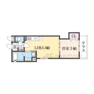 フォレストクリエオーレ城垣町壱番館【3階】の間取り