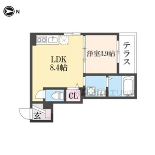F asesia Orcus【1階】の間取り