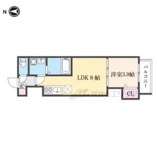 F asesia Orcus【202号室】の間取り
