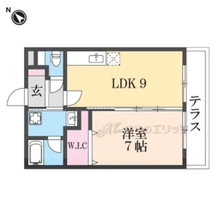 ヴィバーチェ【102号室】の間取り