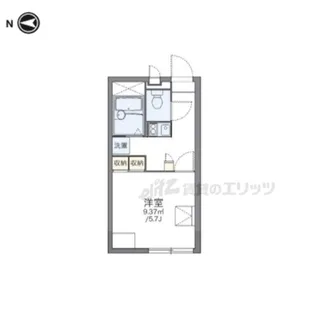 レオパレスH&K【104号室】の間取り