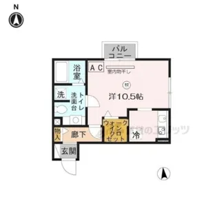 リバブル南町【203号室】の間取り
