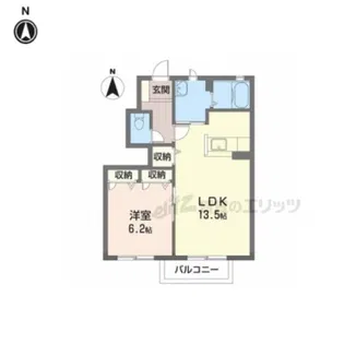 グラヴィスB【1階】の間取り