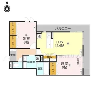 Bord du Lac Soeri【3階】の間取り