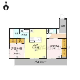 Bord du Lac Soeri【3階】の間取り