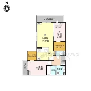 Bord du Lac Soeri【3階】の間取り