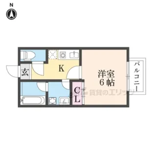 エクセルヒカリ【202号室】の間取り