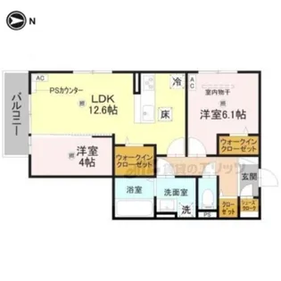 RETOLIA小綱【2階】の間取り