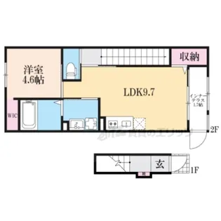 甲南町葛木新築アパート【201号室】の間取り