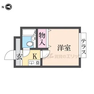 エスケイサンガ【107号室】の間取り