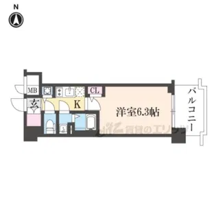 エスリード京都吉祥院ヴィーナ【9階】の間取り