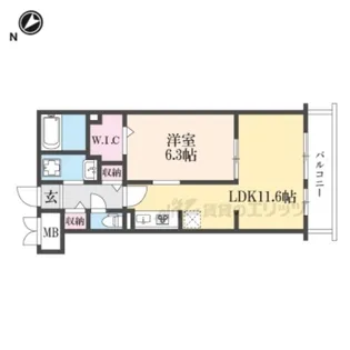 ブランヌーボー【2階】の間取り