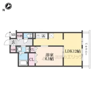 ブランヌーボー【3階】の間取り