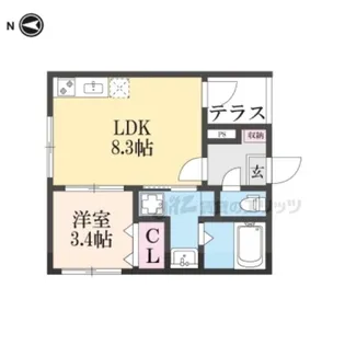 SUMIKA10【102号室】の間取り