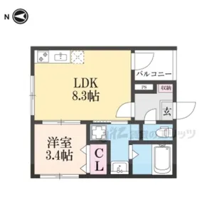 SUMIKA10【302号室】の間取り