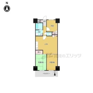 ライオンズマンション学園前【304号室】の間取り