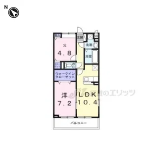 サンリットハーモニー【201号室】の間取り