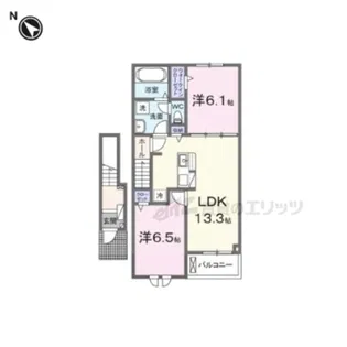 ヴェルデ スリール?【2階】の間取り