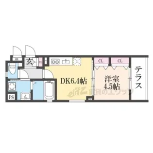 ラモーナ雁屋西町【1階】の間取り