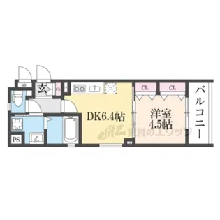 ラモーナ雁屋西町【2階】の間取り