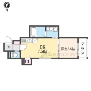 F ASECIA RAPIDE【1階】の間取り