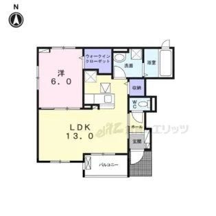 ソラティオ・K【1階】の間取り