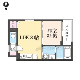 F ASECIA POLAKE【2階】の間取り