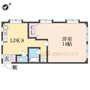 日吉丸産業ビル【2階】の間取り
