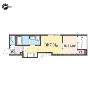 SHIN RESIDENCE京都【2階】の間取り
