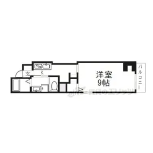レガリア京都烏丸【203号室】の間取り