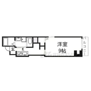 レガリア京都烏丸【204号室】の間取り