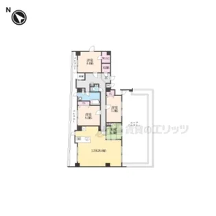 KOHRIN六地蔵【仮)501号室】の間取り