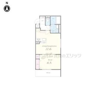 シトラス武庫之荘【1階】の間取り