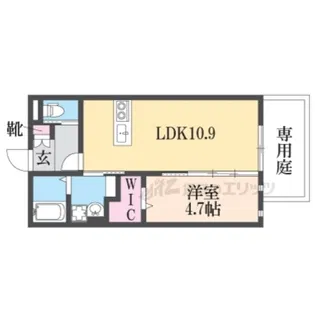 アザレア【102号室】の間取り