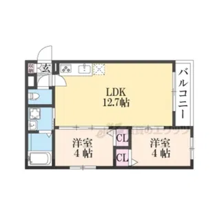 Tio Fleur【2階】の間取り