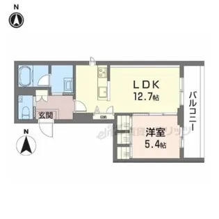 シャーメゾン カルム光月【301号室】の間取り