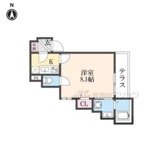 KUON KYOTO【1階】の間取り