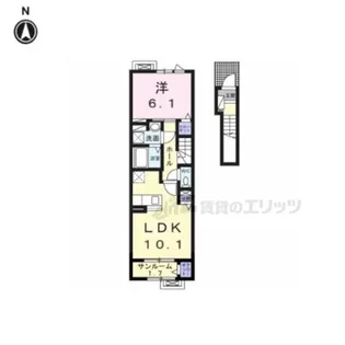 フェルメール【2階】の間取り