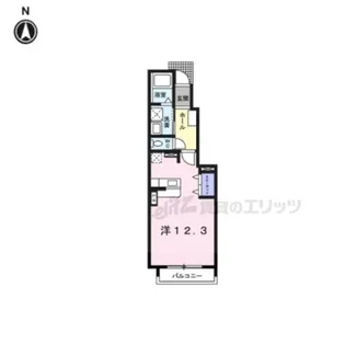 セイバリー ガーデン YJ【1階】の間取り