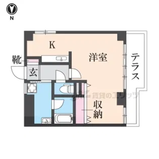サンライズヴィラ石切【103号室】の間取り