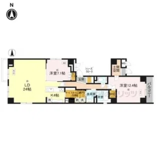 SCHONERWOHNEN【6階】の間取り