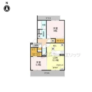 SAKURA CIEL【103号室】の間取り