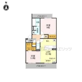 SAKURA CIEL【303号室】の間取り